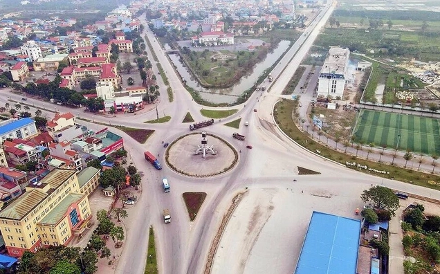 Cảnh quan phát triển công nghiệp tại Yên Mỹ, Hưng Yên