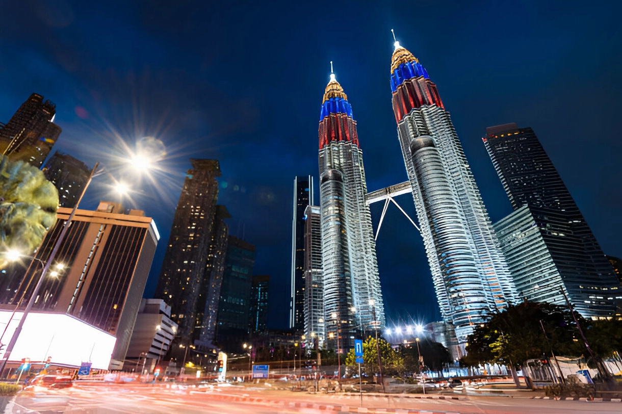 Cảnh quan thành phố Kuala Lumpur hiện đại