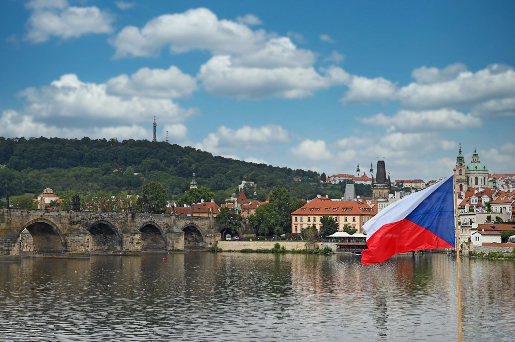 Cầu Charles ở Prague, biểu tượng Cộng hòa Séc
