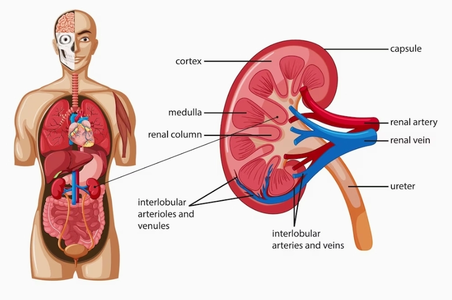 Cấu tạo chi tiết của một nephron
