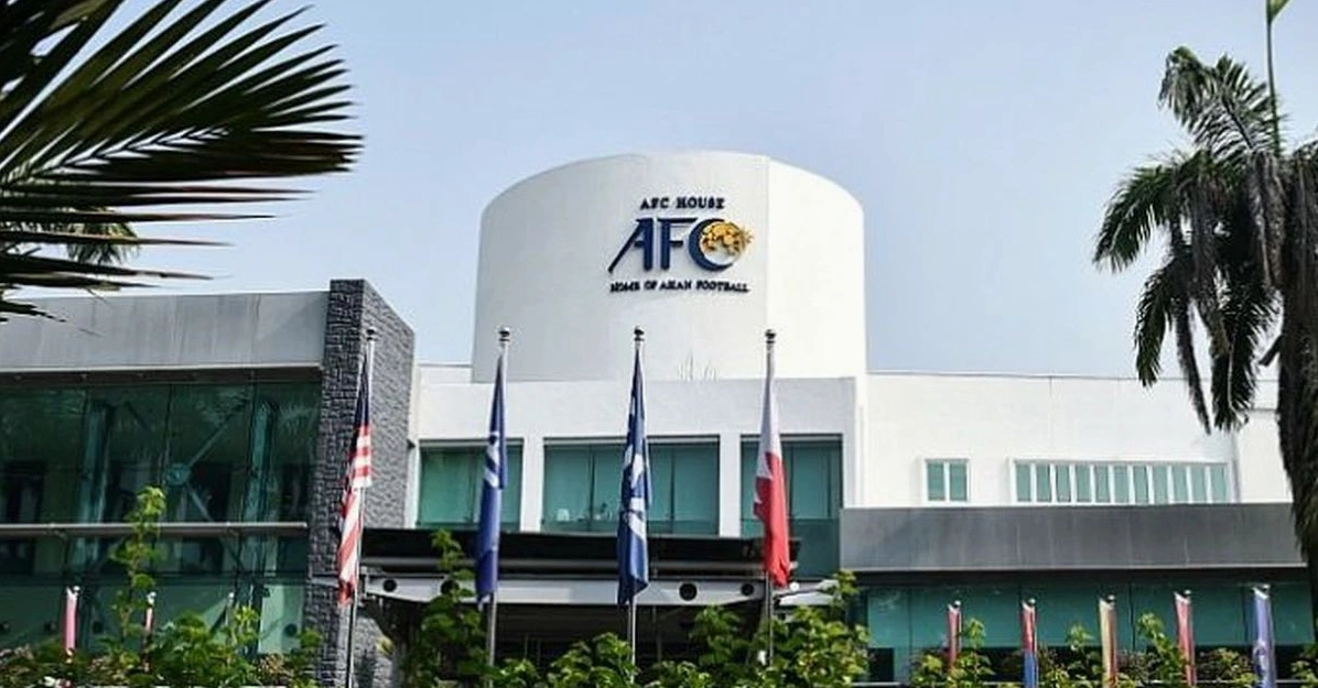 Cầu thủ ăn mừng bàn thắng tại giải đấu AFC