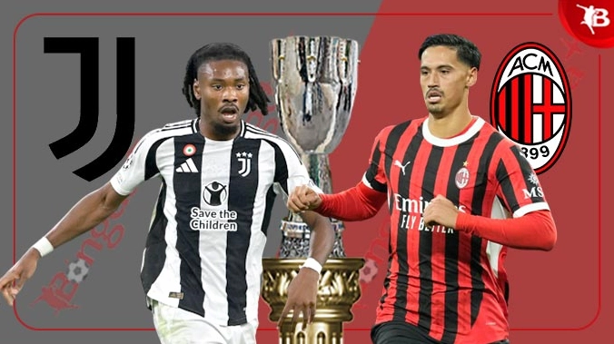 Cầu thủ Juventus và AC Milan tranh bóng quyết liệt
