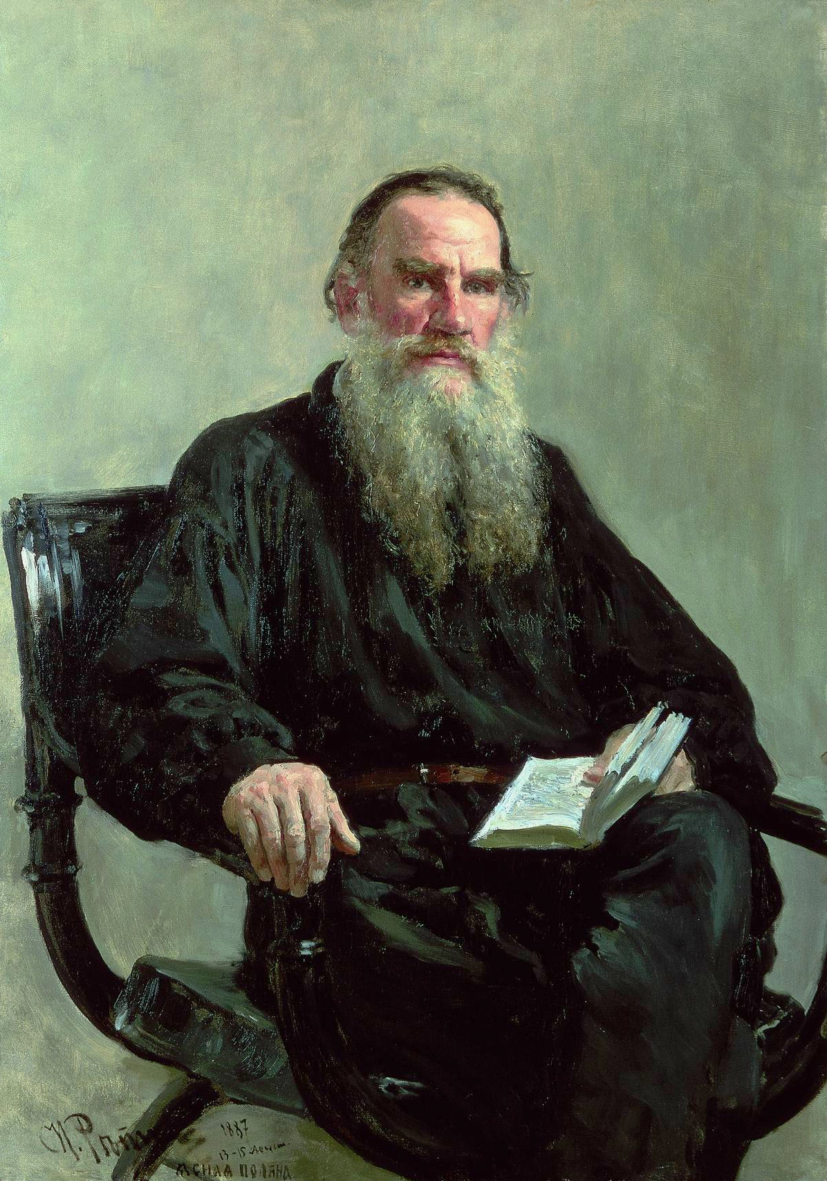 Chân dung Lev Tolstoy của Ilya Repin, 1887