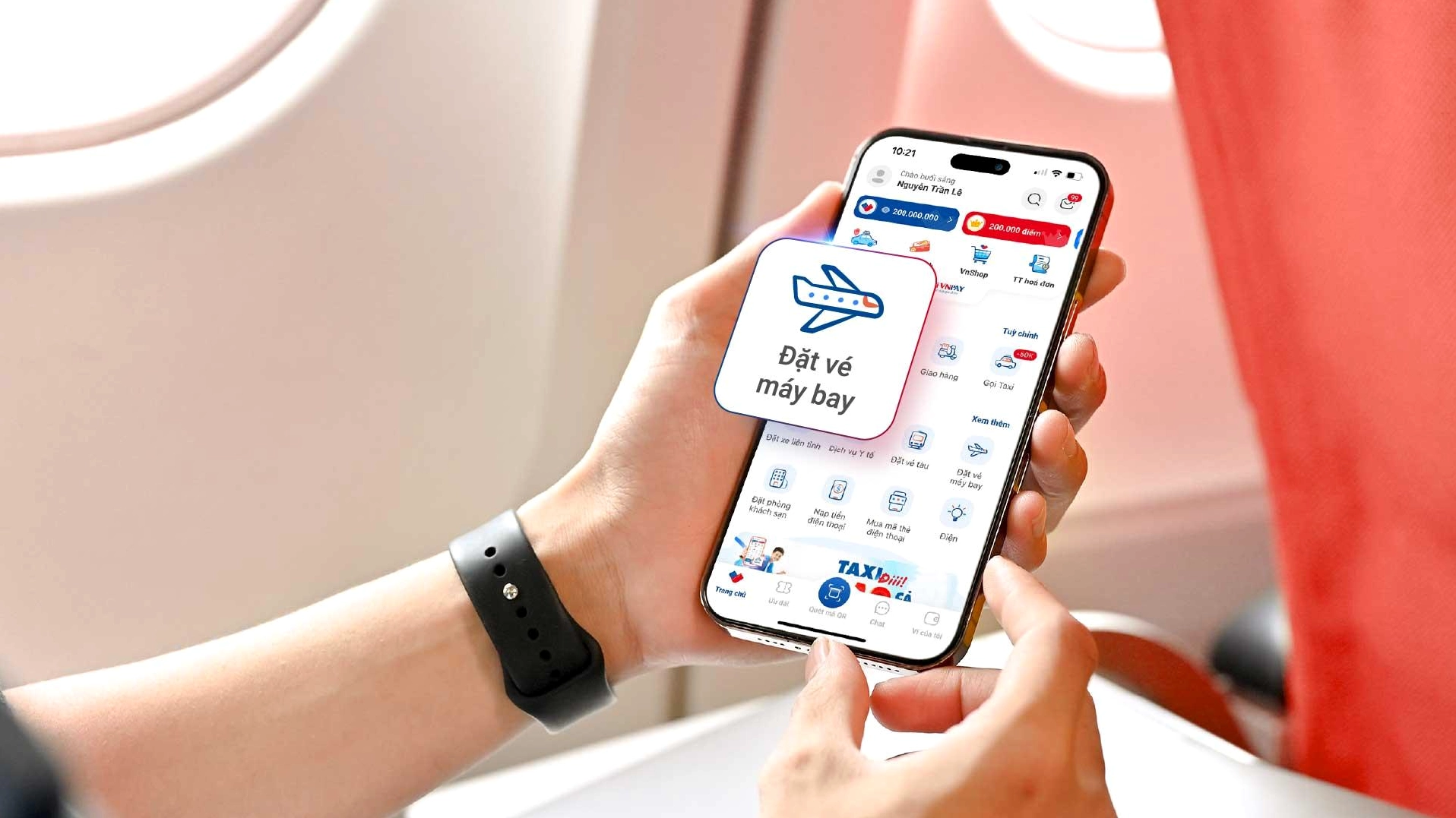 Chọn dịch vụ bổ sung khi đặt vé máy bay online