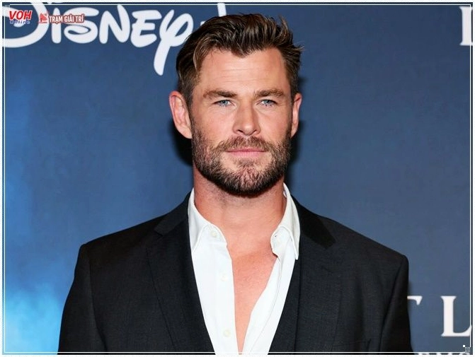Chris Hemsworth trong sự kiện ra mắt phim