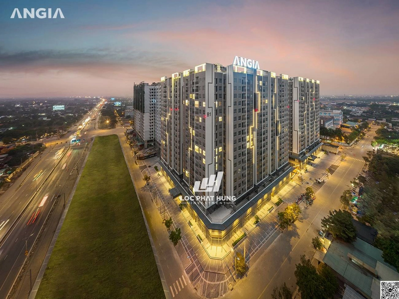 Chung cư Westgate lung linh về đêm