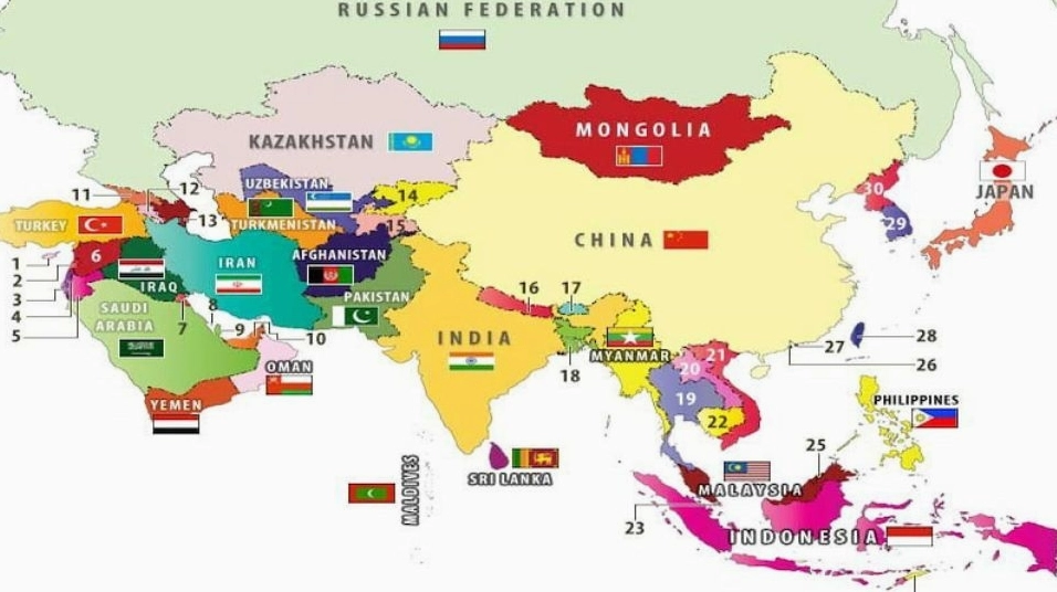 Cờ các nước Đông Á