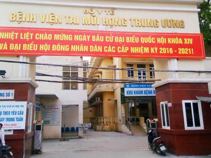 Cổng Bệnh viện Tai Mũi Họng