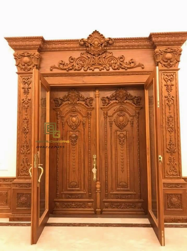 Cửa gỗ công nghiệp hiện đại