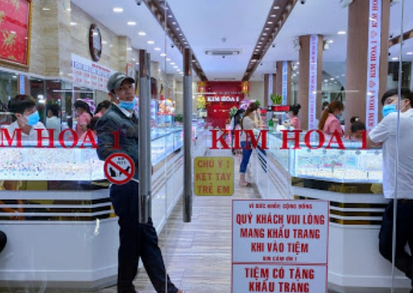 Cửa hàng vàng Kim Hoa tại Bình Dương
