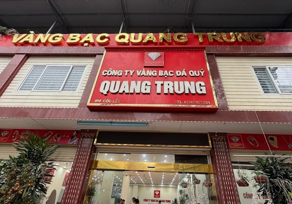 Cửa hàng Vàng Quang Trung tại Lào Cai