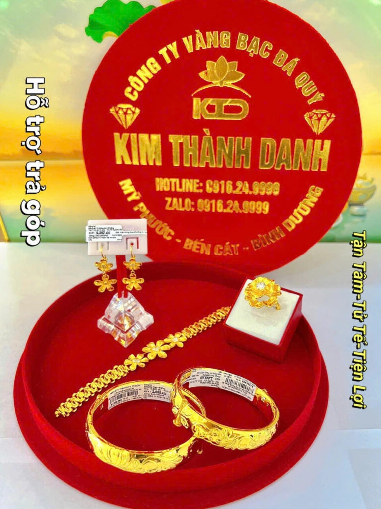 Cửa hàng vàng tại Bình Dương