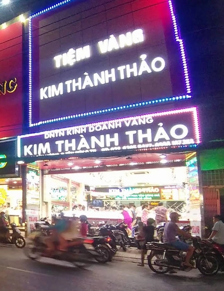Cửa hàng vàng tại Kim Thành Thảo