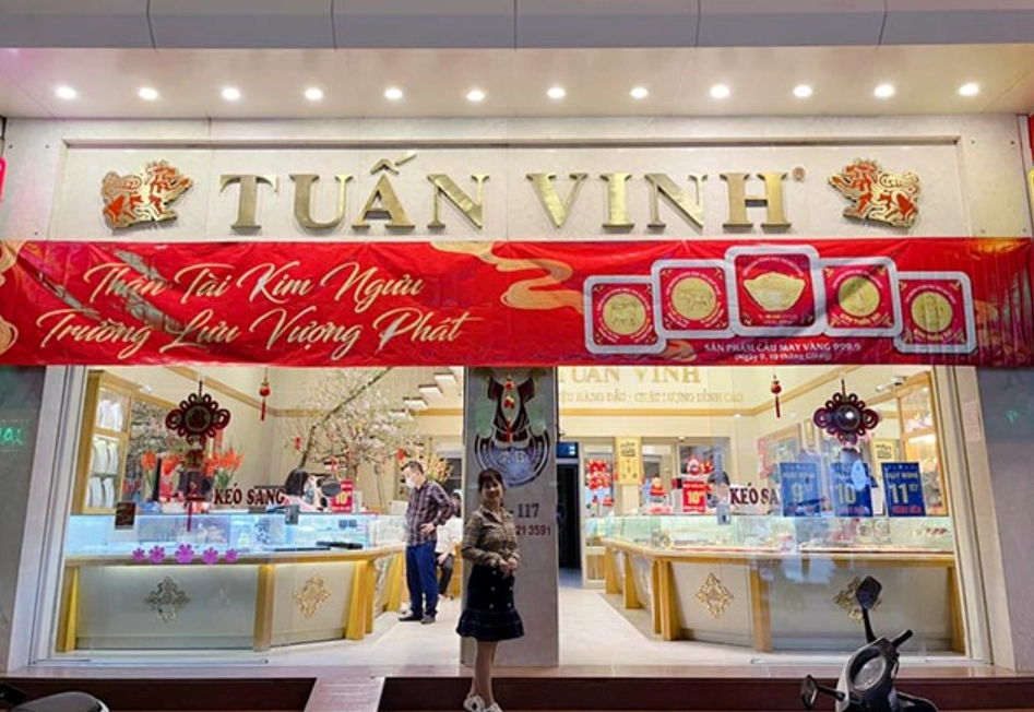 Cửa hàng vàng Tuấn Vinh Bắc Giang