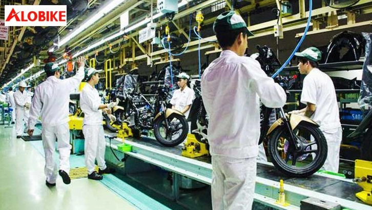 Dây chuyền lắp ráp nhạc cụ Yamaha
