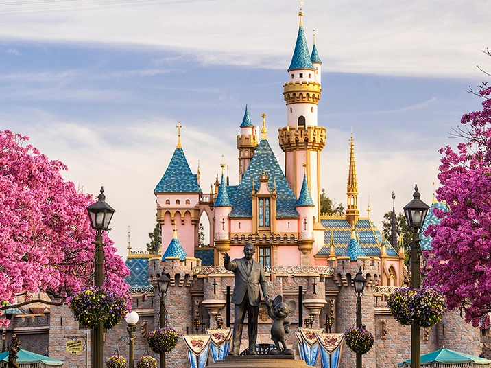 Du khách vui chơi tại Disneyland