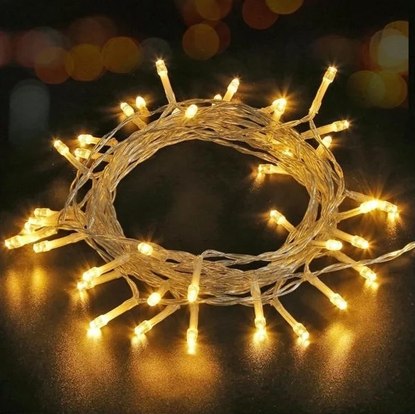 Đèn LED dây trang trí hình dom dom có điều khiển