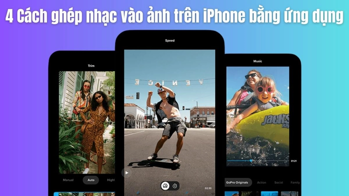 Ghép nhạc vào ảnh trên điện thoại