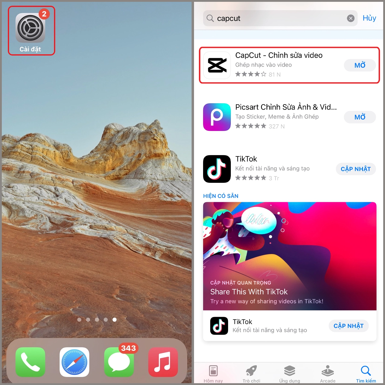 Ghép nhạc với hiệu ứng trên iPhone