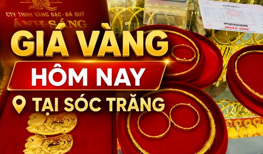 Giá vàng hôm nay tại Sóc Trăng 2026