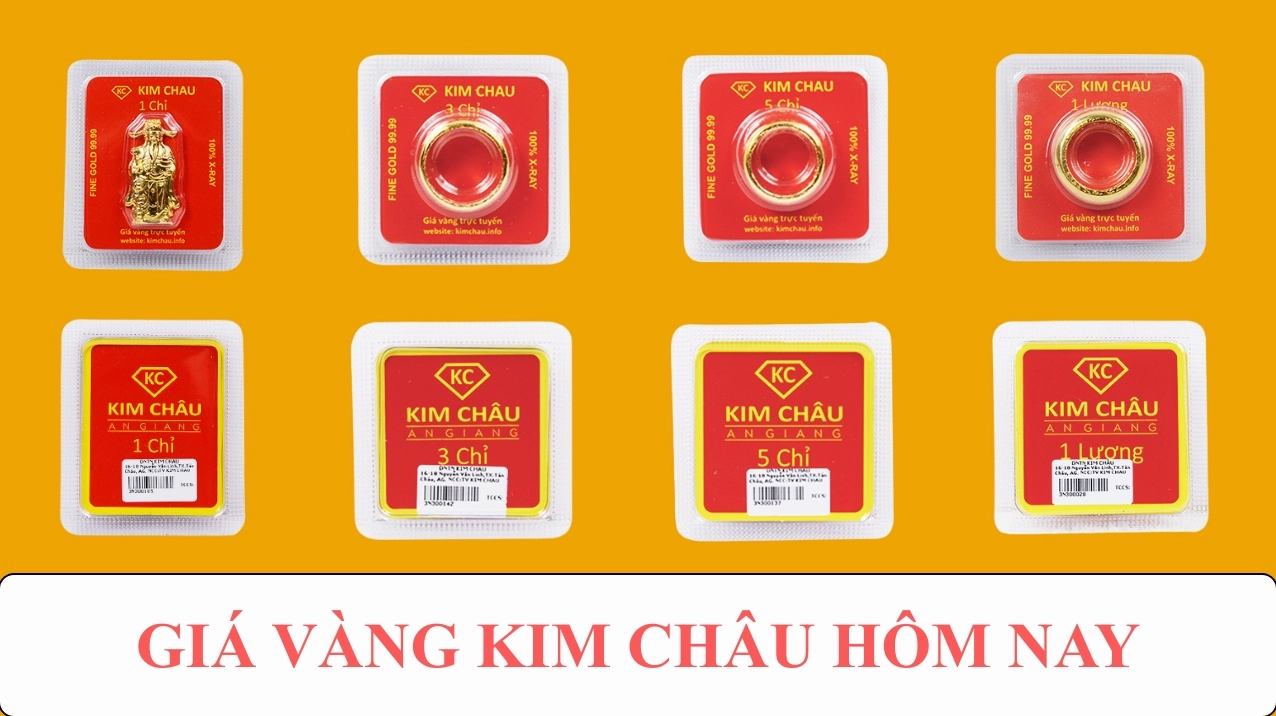 Giá vàng Kim Châu An Giang hôm nay