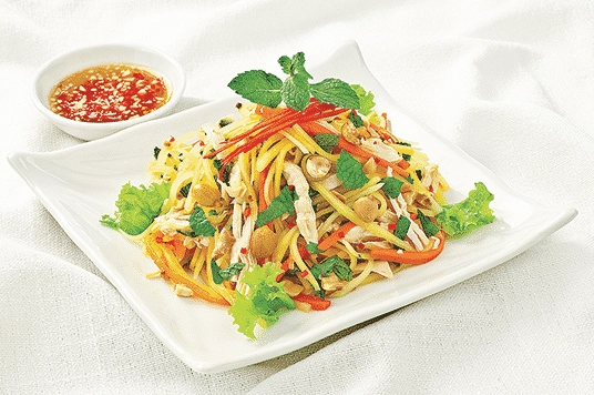 Gỏi đu đủ tôm khô hấp dẫn