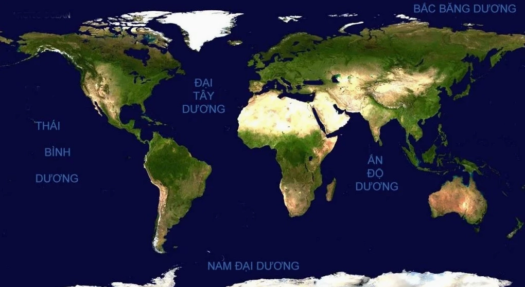 Hình ảnh các châu lục trên thế giới