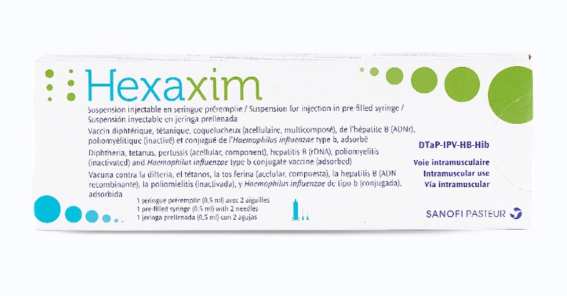 Hình ảnh hộp vắc xin Hexaxim