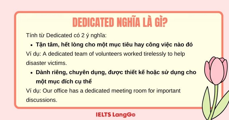 Hình ảnh minh họa khái niệm dedication