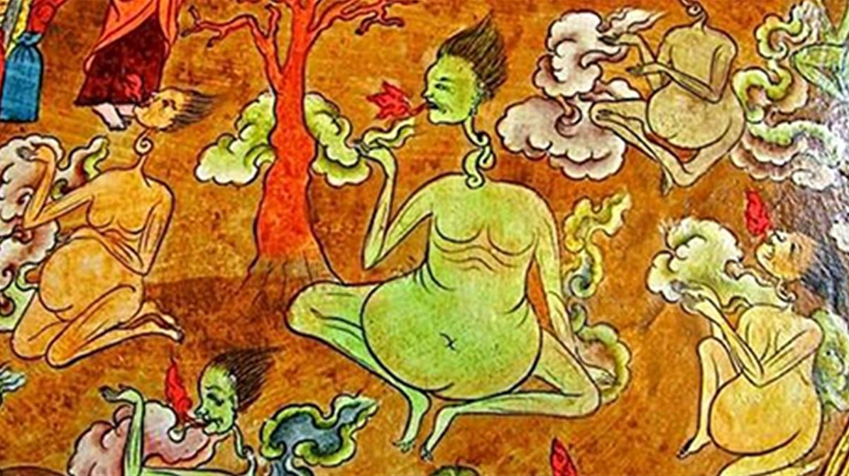 Hình ảnh minh họa về Ngạ Quỷ đói khát