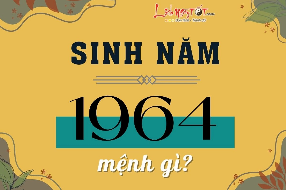 Hình ảnh người tuổi Giáp Thìn 1964