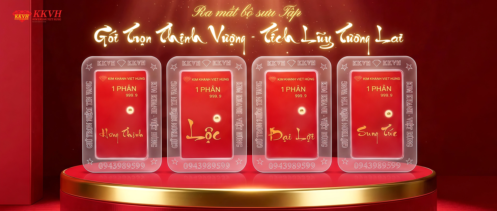 Hình ảnh quảng bá vàng Kim Khánh Việt Hùng
