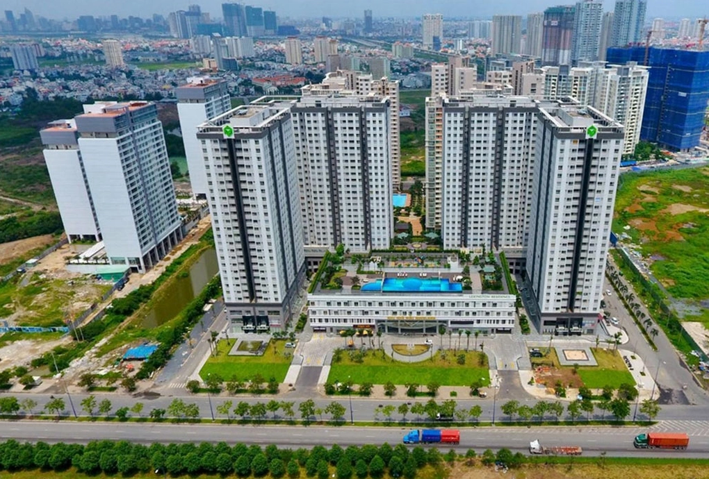 Hình ảnh thực tế tòa nhà Lexington Quận 2
