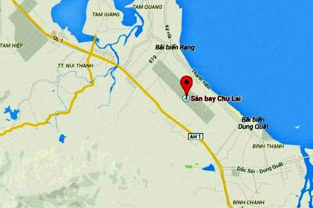 Hình ảnh tổng quan sân bay Chu Lai
