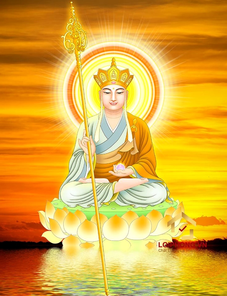 Hình ảnh tượng trưng Bồ Tát Địa Tạng