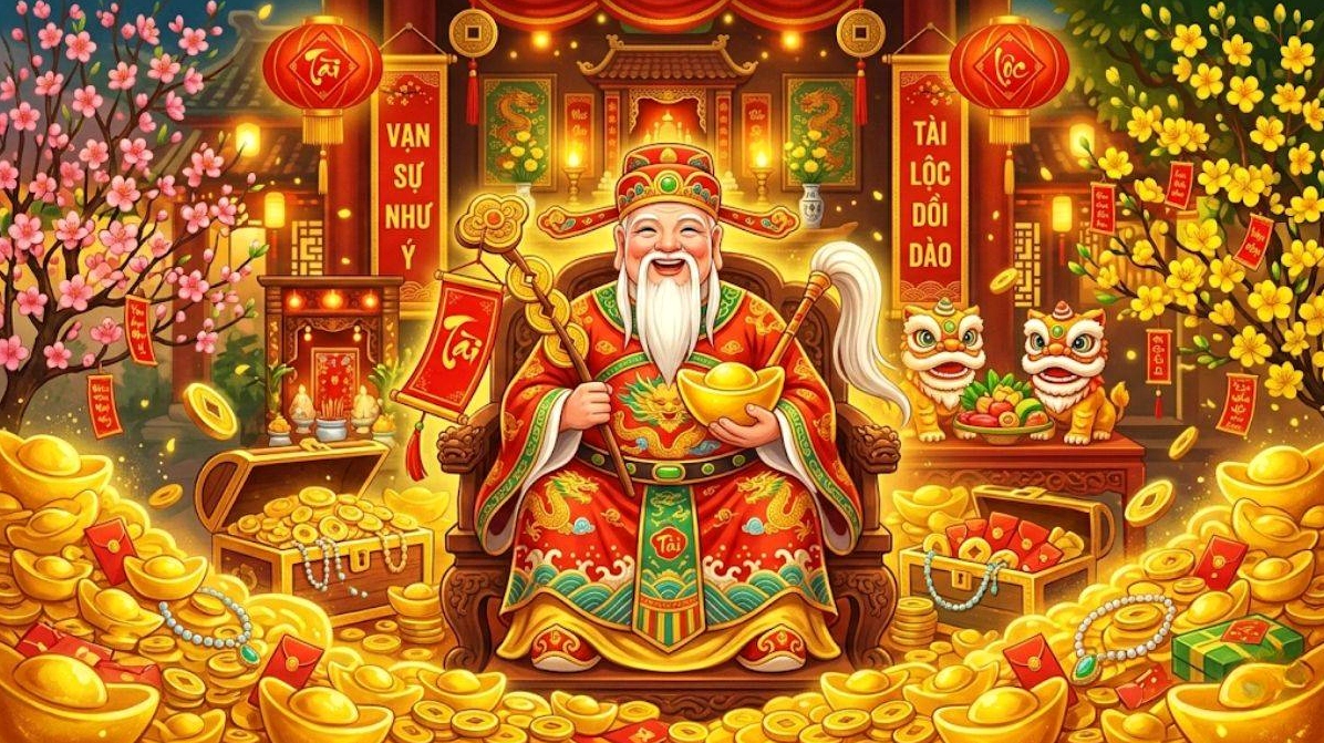 Hình nền Ông Thần Tài đẹp