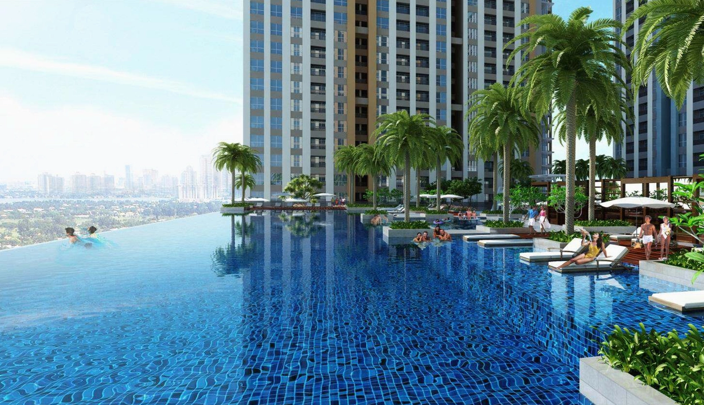 Hồ bơi tại Lexington Residence