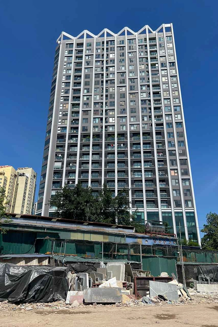 Hoạt động xây dựng tại dự án Trinity Tower