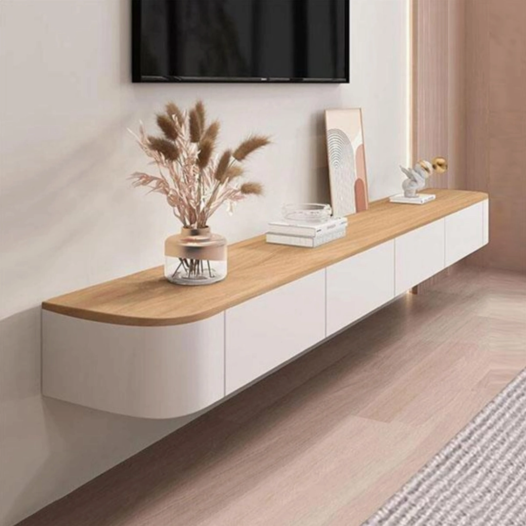 Kệ tivi treo tường gỗ tự nhiên