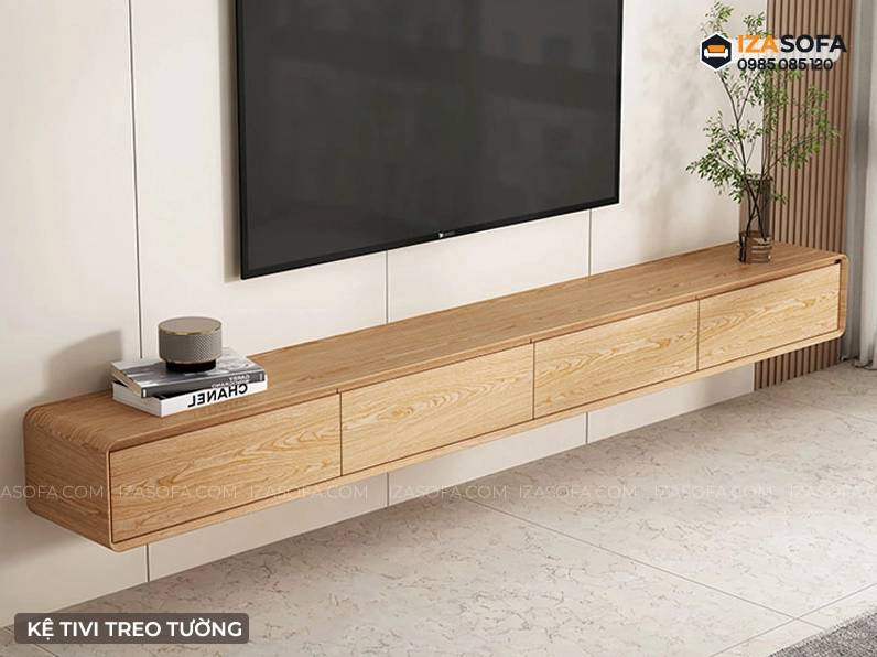 Kệ tivi treo tường đơn giản