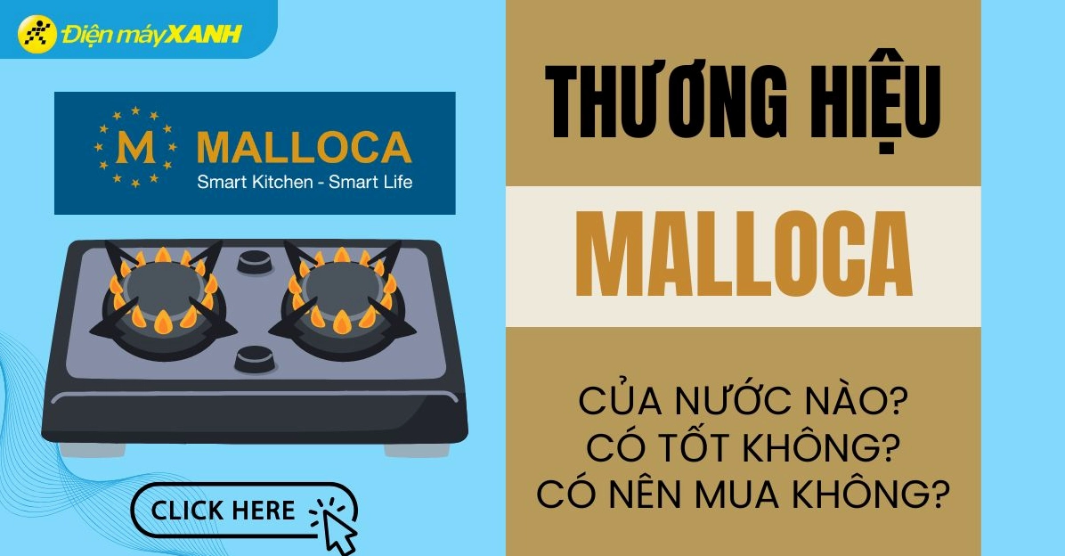 Không gian bếp hiện đại với thiết bị Malloca