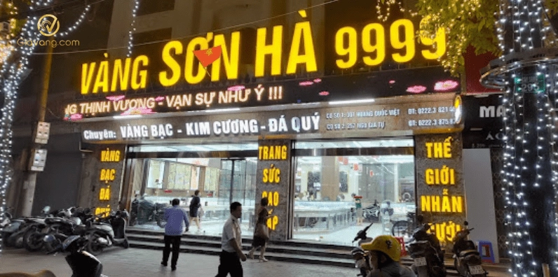 Không gian sang trọng của Tiệm Vàng Sơn Hà