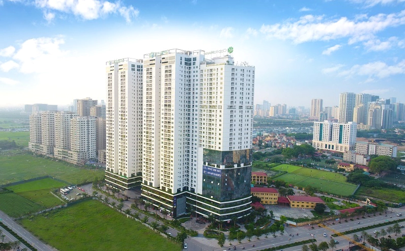 Không gian xanh tại Ecolife Tây Hồ