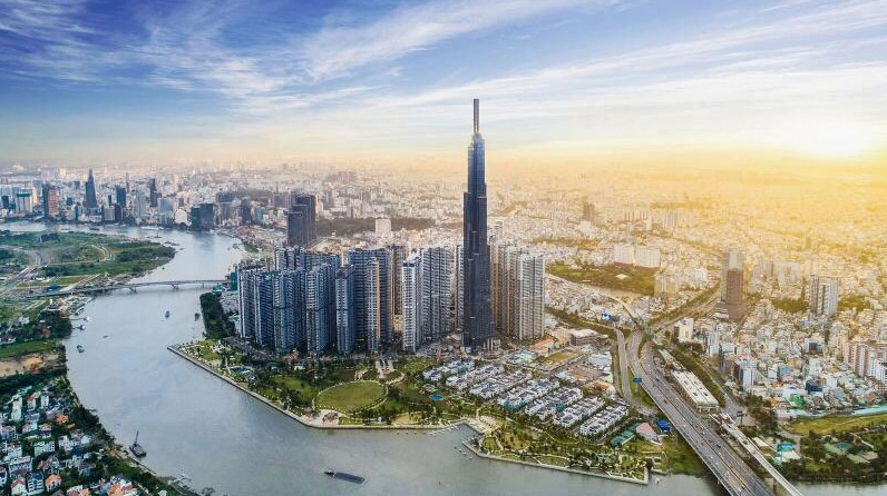 Không gian xanh tại Vinhomes Central Park