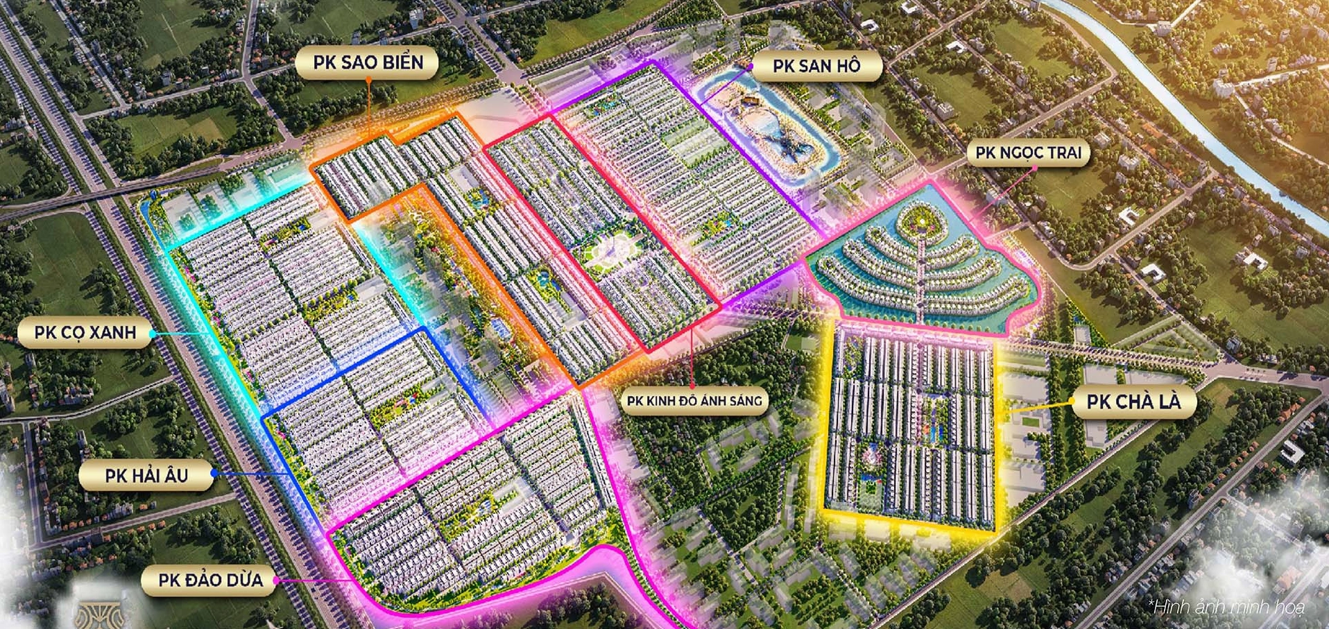 Khu biệt thự tại Vinhomes Ocean Park 2