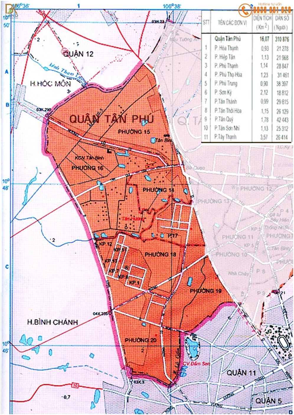 Khu dân cư tại Quận Tân Phú