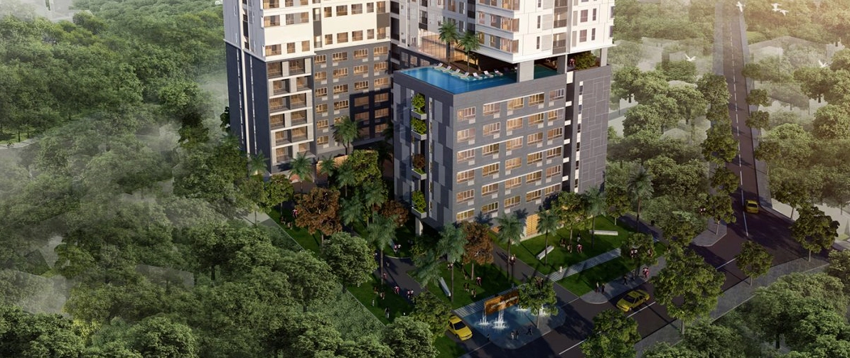 Khu vườn cây ăn trái xanh mát