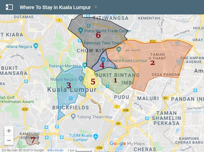 Kiến trúc đặc trưng của các tòa nhà tại Kuala Lumpur