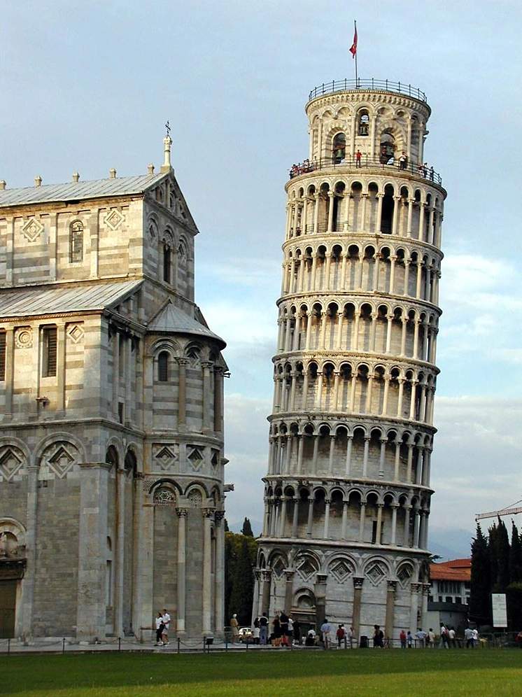 Kiến trúc ngoài của Tháp Nghiêng Pisa