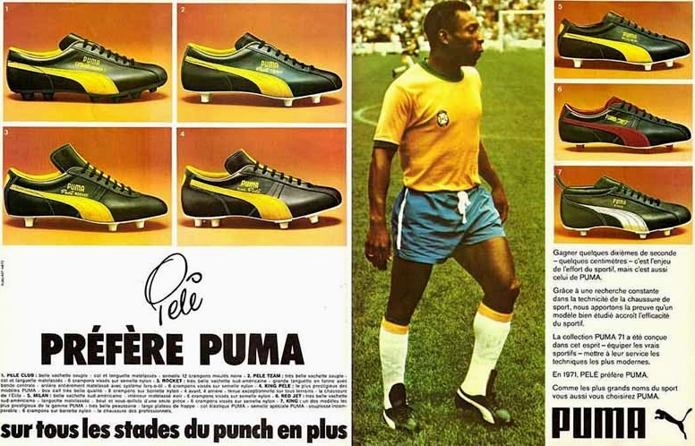 Logo Puma trên sản phẩm giày
